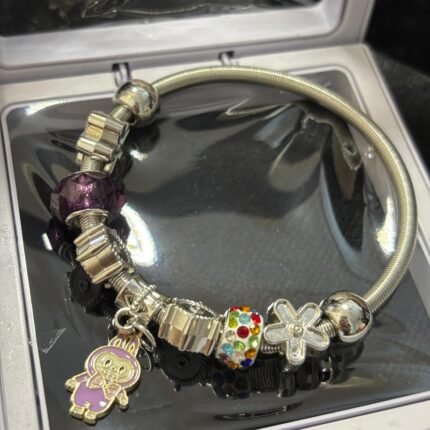 Whimsical Charm Bead Bracelet