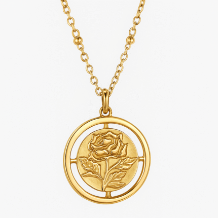 Golden Bloom Medallion