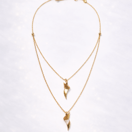 Twin Arrow Charm Necklace