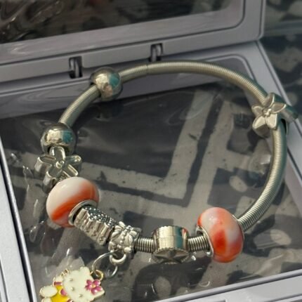 Sunset Bloom Charm Bracelet